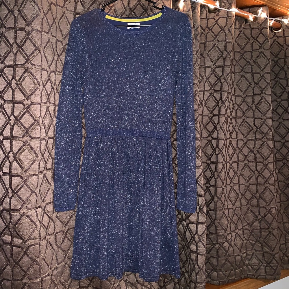 VERY sparkly soft long sleeve dress